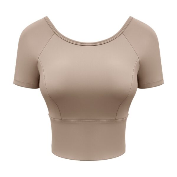 New Fitness Cross Beauty Back Integrated Chest Pad Sports Outdoor Top - Image 8