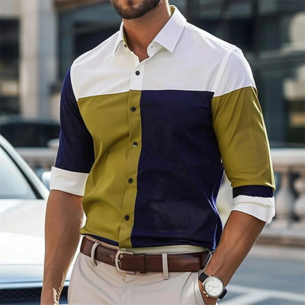 Fashion Personality Single Breasted All-matching Shirt Men - Image 6